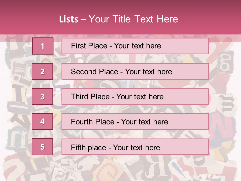 Newspaper Grunge Cutting PowerPoint Template