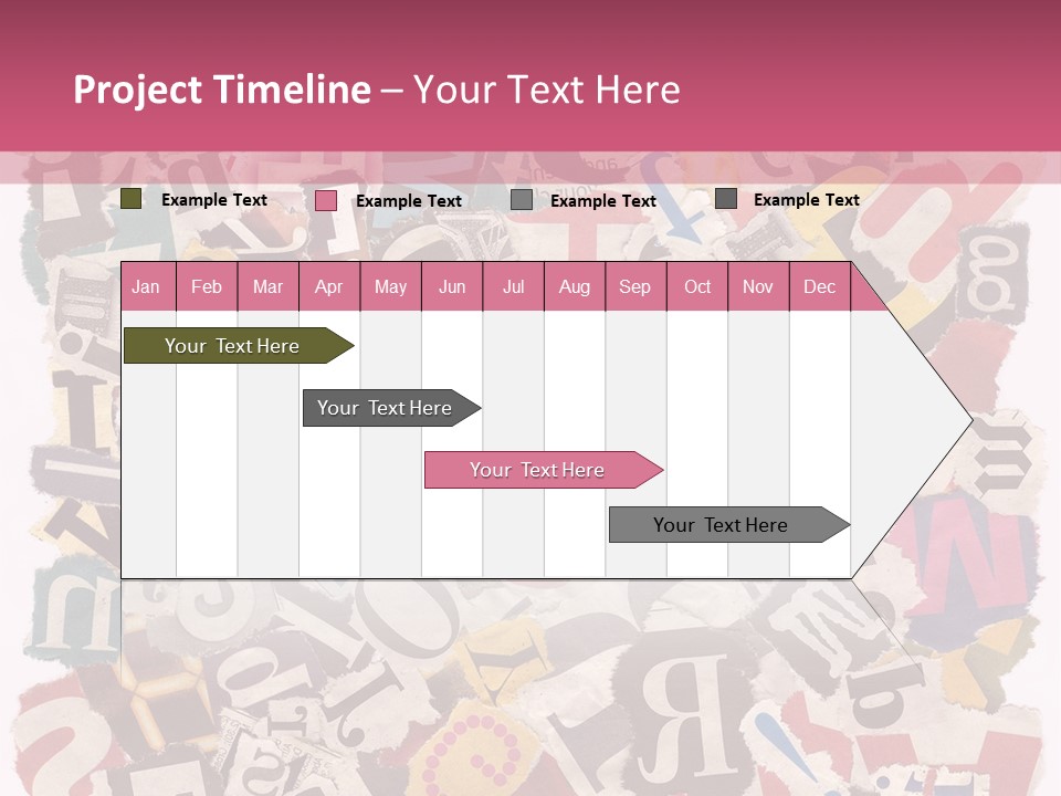 Newspaper Grunge Cutting PowerPoint Template
