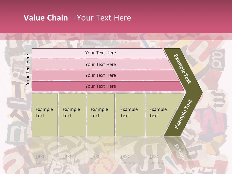 Newspaper Grunge Cutting PowerPoint Template