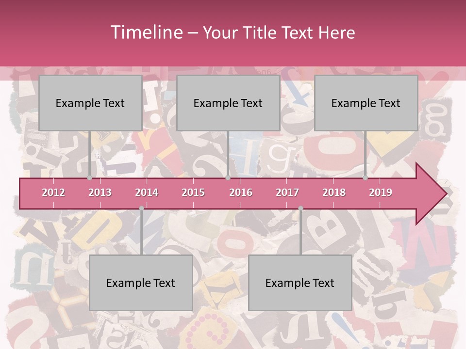 Newspaper Grunge Cutting PowerPoint Template