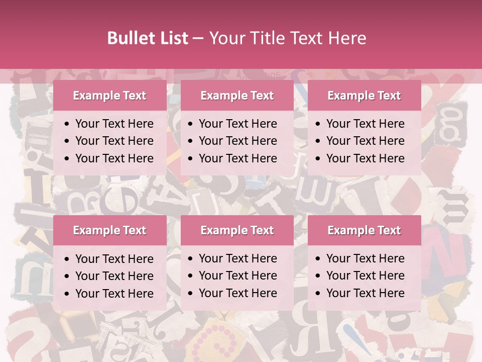 Newspaper Grunge Cutting PowerPoint Template