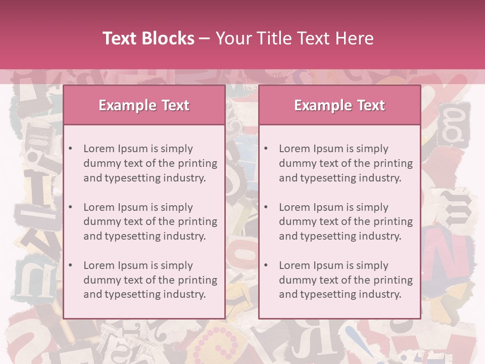 Newspaper Grunge Cutting PowerPoint Template