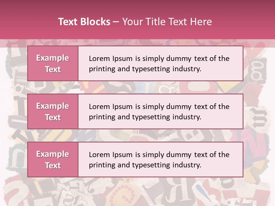 Newspaper Grunge Cutting PowerPoint Template