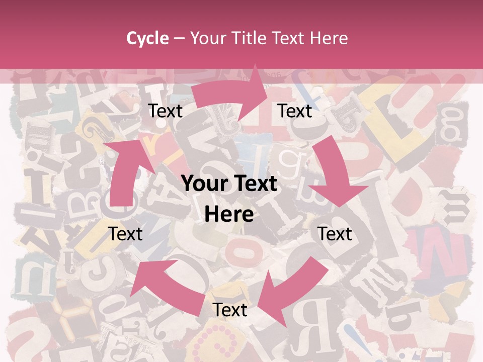 Newspaper Grunge Cutting PowerPoint Template