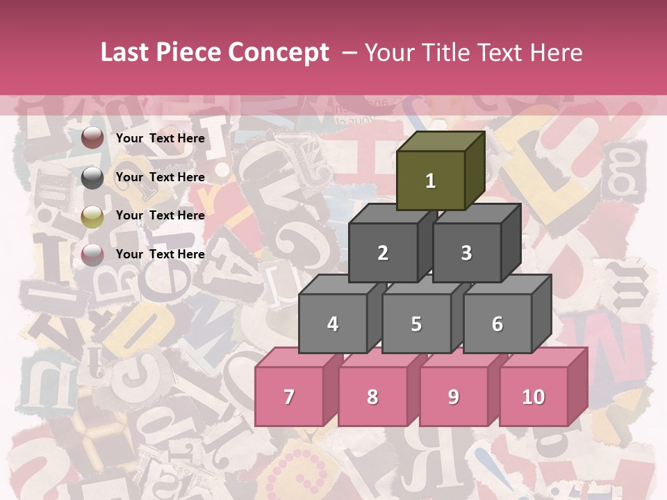 Newspaper Grunge Cutting PowerPoint Template