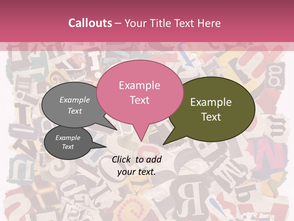 Newspaper Grunge Cutting PowerPoint Template