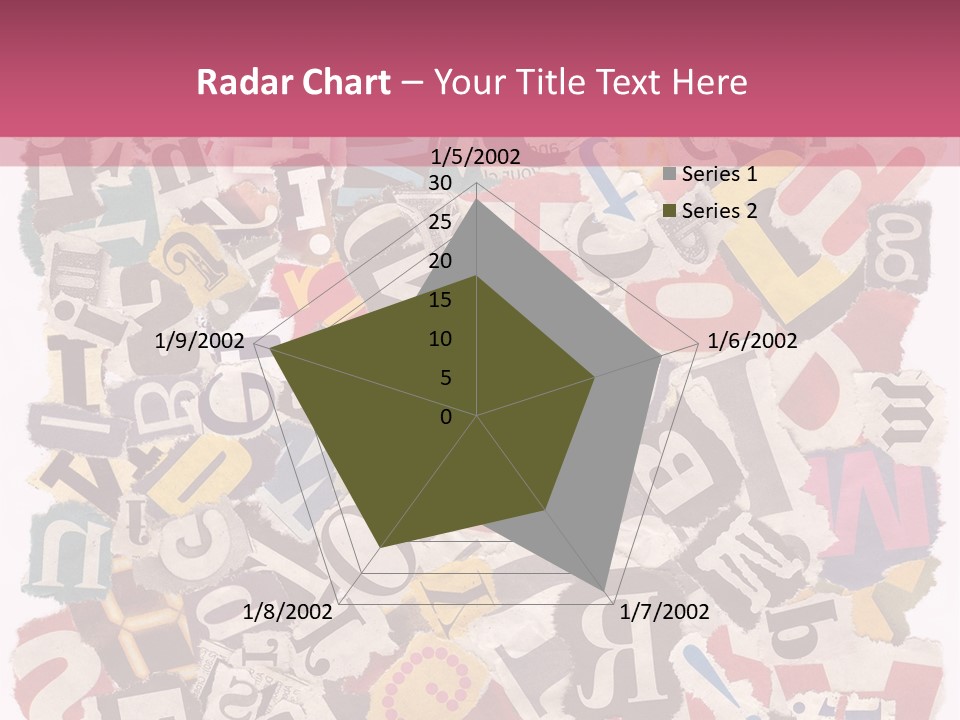 Newspaper Grunge Cutting PowerPoint Template