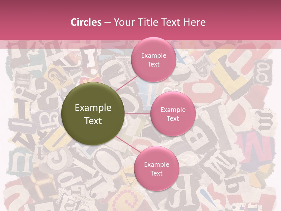 Newspaper Grunge Cutting PowerPoint Template