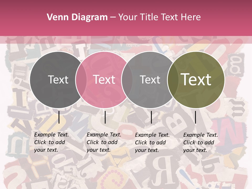 Newspaper Grunge Cutting PowerPoint Template