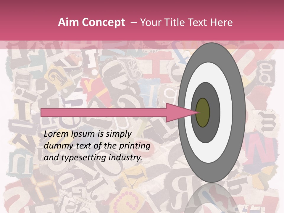 Newspaper Grunge Cutting PowerPoint Template