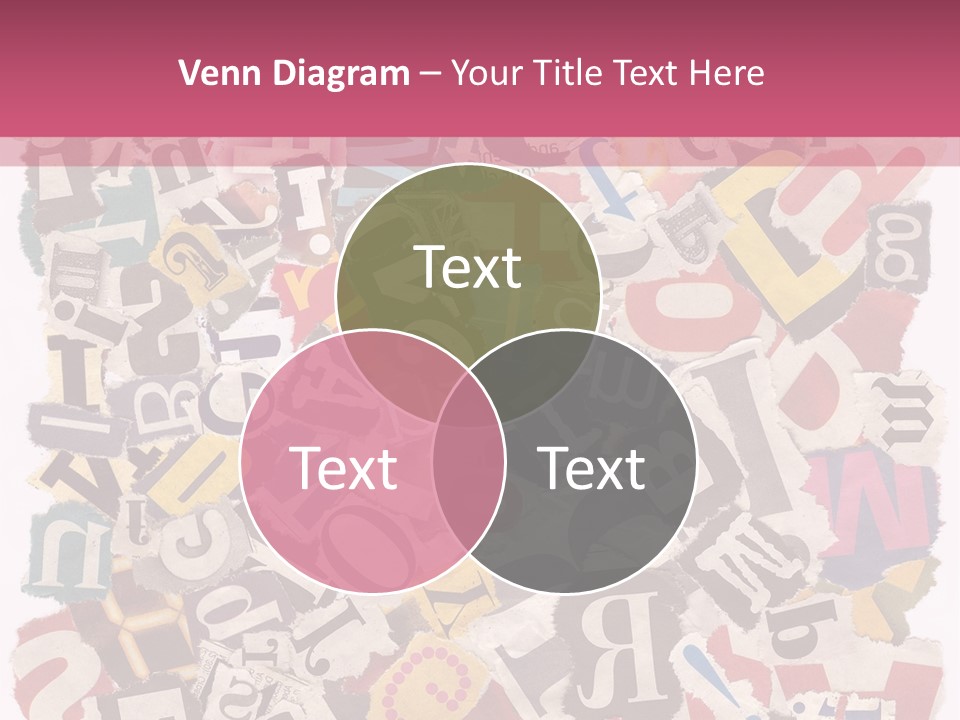 Newspaper Grunge Cutting PowerPoint Template