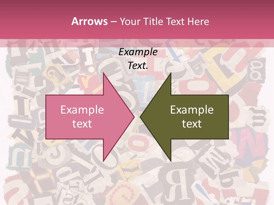 Newspaper Grunge Cutting PowerPoint Template