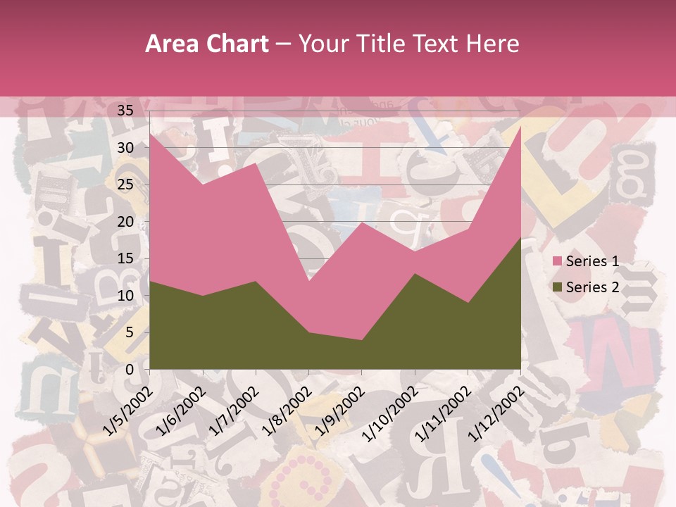 Newspaper Grunge Cutting PowerPoint Template
