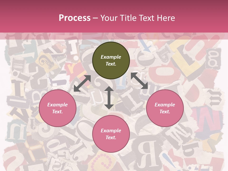 Newspaper Grunge Cutting PowerPoint Template
