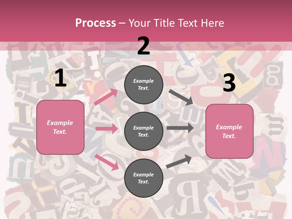 Newspaper Grunge Cutting PowerPoint Template