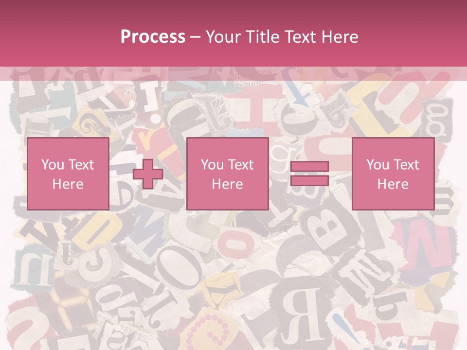 Newspaper Grunge Cutting PowerPoint Template