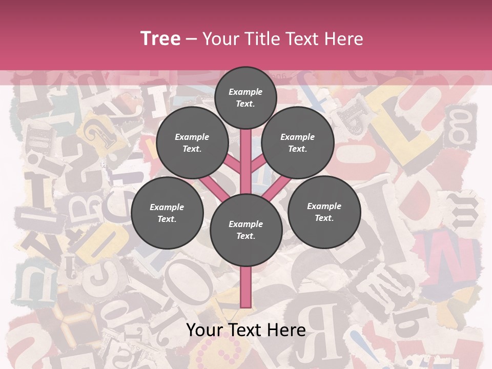 Newspaper Grunge Cutting PowerPoint Template