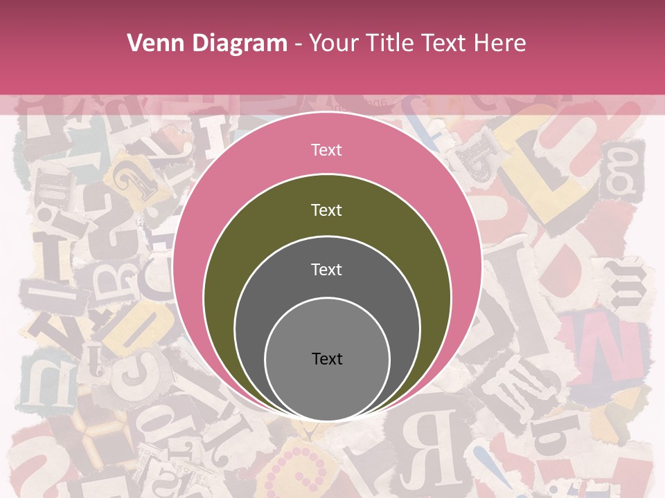 Newspaper Grunge Cutting PowerPoint Template