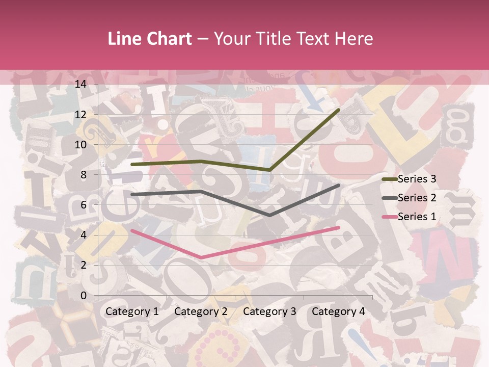 Newspaper Grunge Cutting PowerPoint Template
