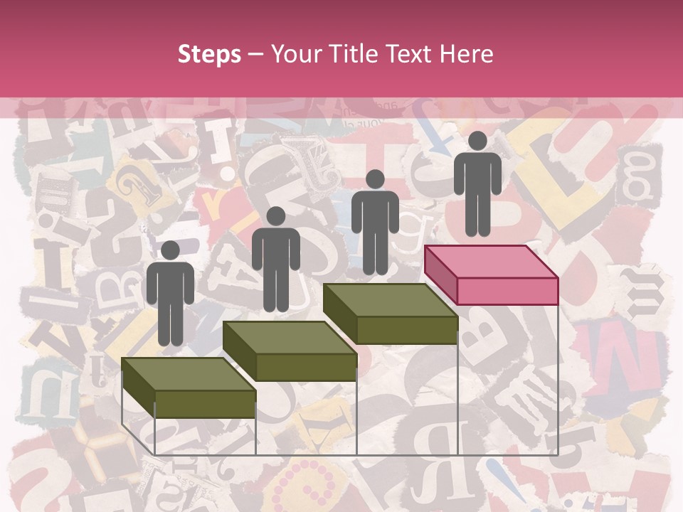 Newspaper Grunge Cutting PowerPoint Template