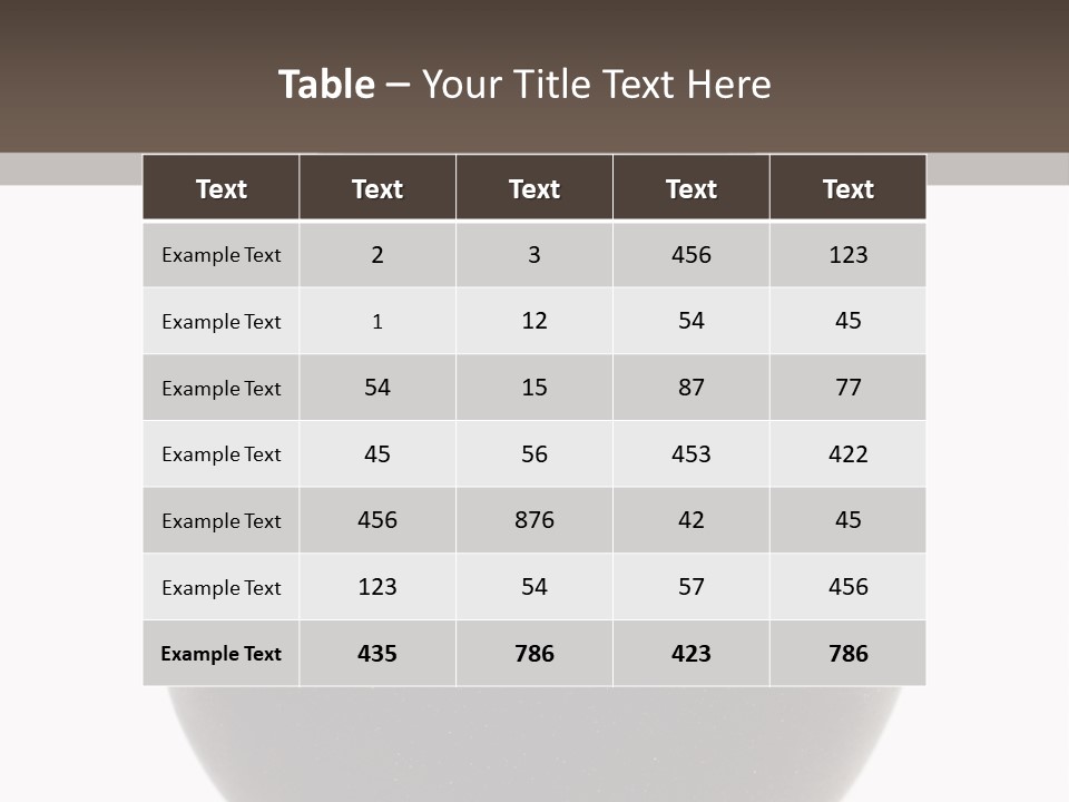 Glass Old Empty PowerPoint Template