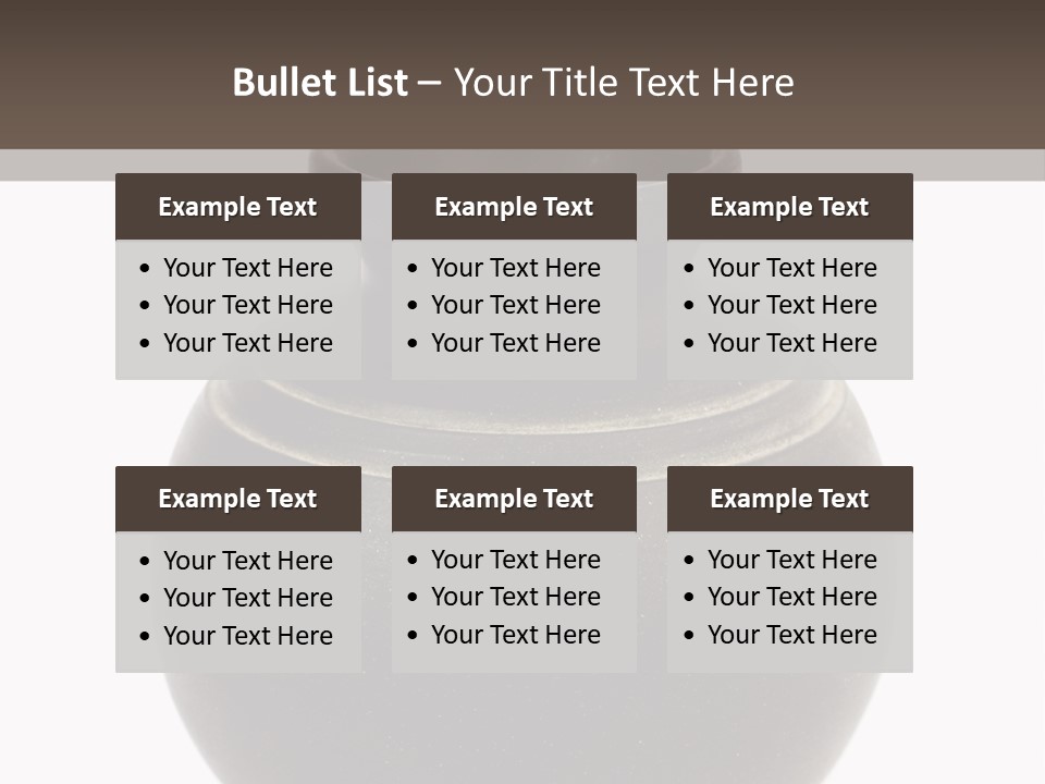 Glass Old Empty PowerPoint Template