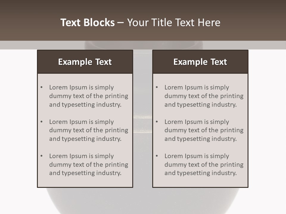 Glass Old Empty PowerPoint Template