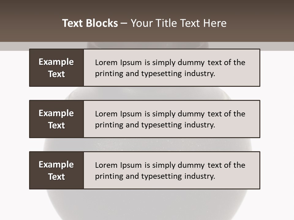 Glass Old Empty PowerPoint Template