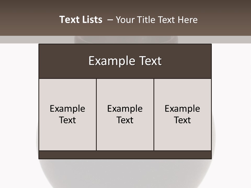 Glass Old Empty PowerPoint Template