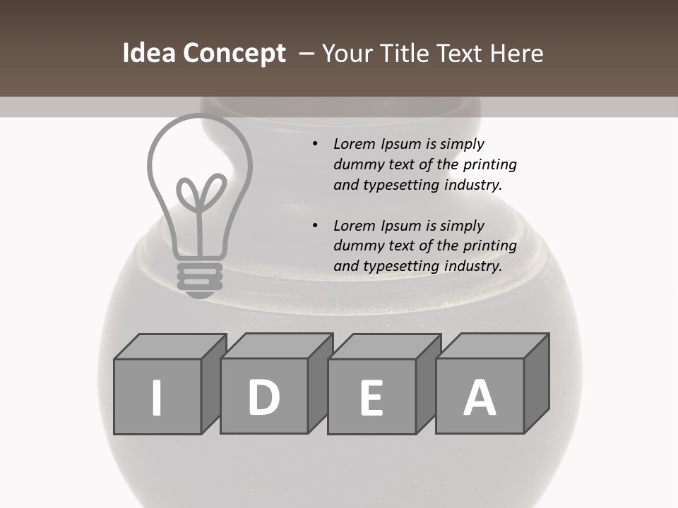 Glass Old Empty PowerPoint Template