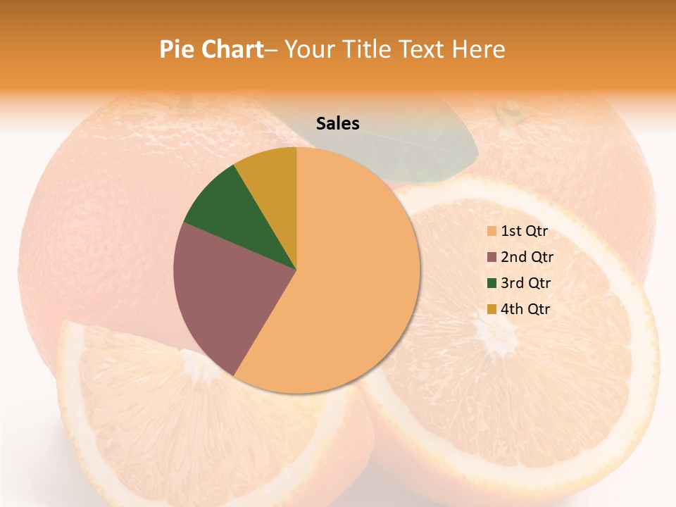 Bright Circle Food PowerPoint Template