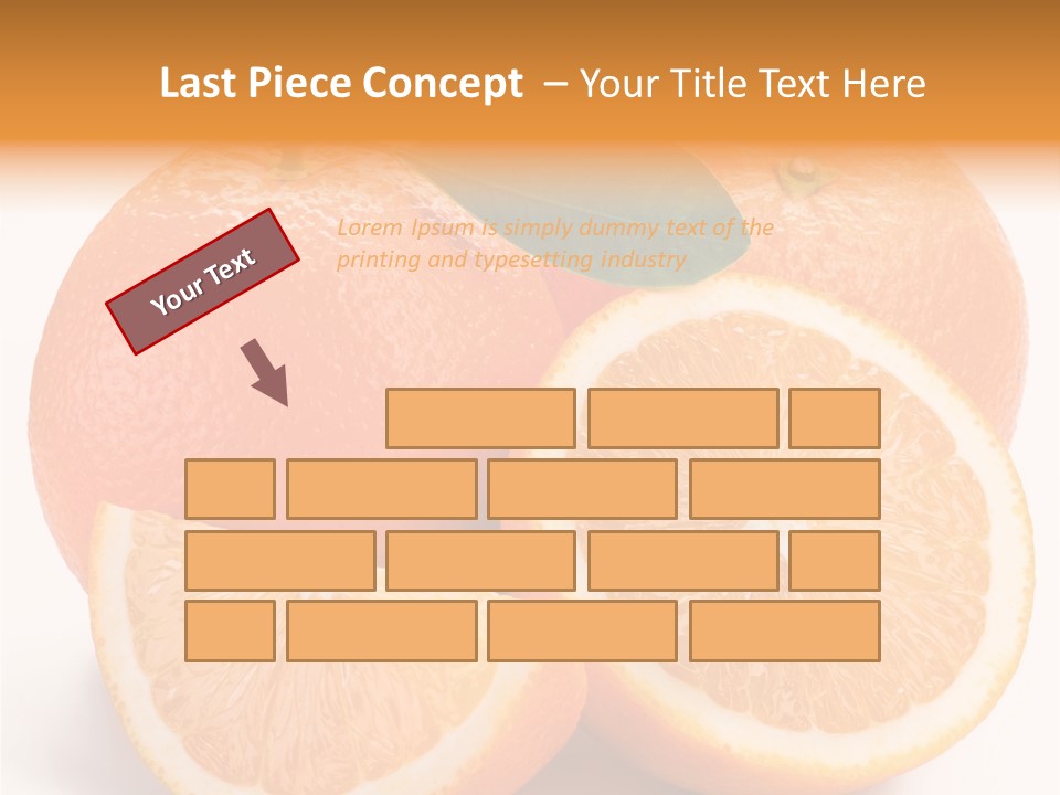 Bright Circle Food PowerPoint Template