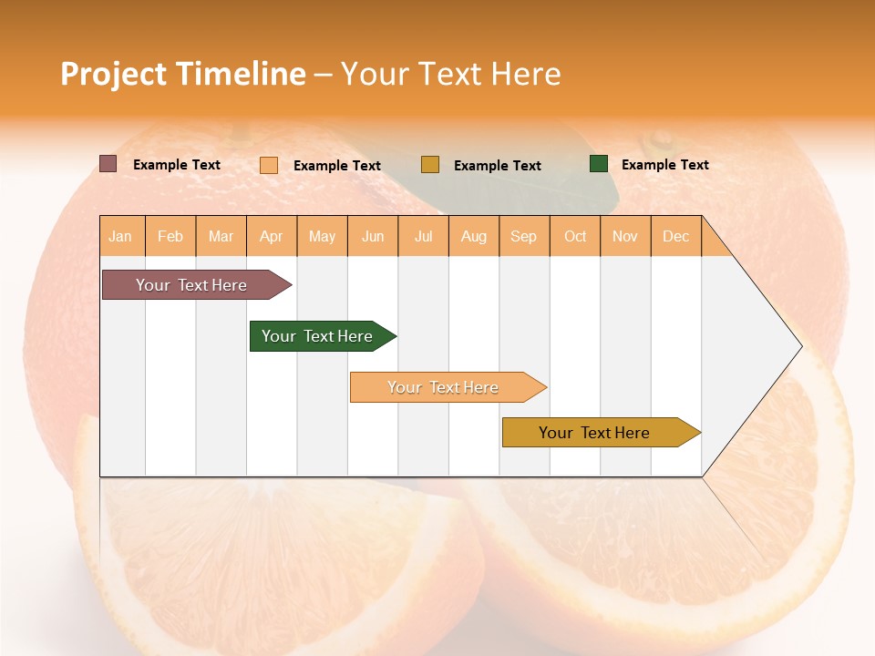 Bright Circle Food PowerPoint Template