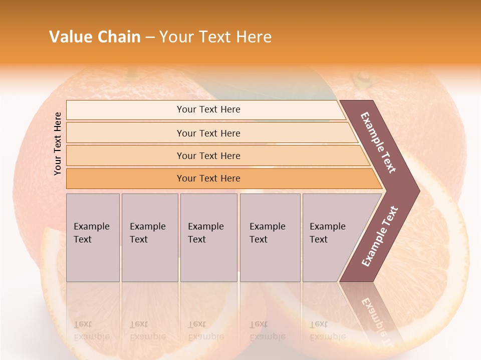 Bright Circle Food PowerPoint Template