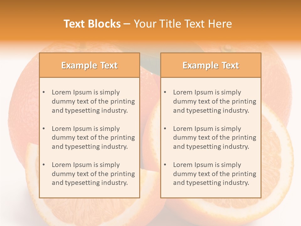 Bright Circle Food PowerPoint Template