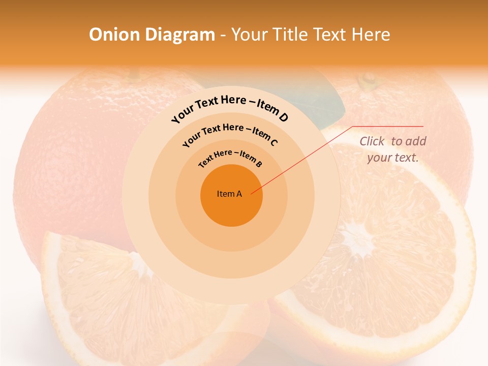 Bright Circle Food PowerPoint Template