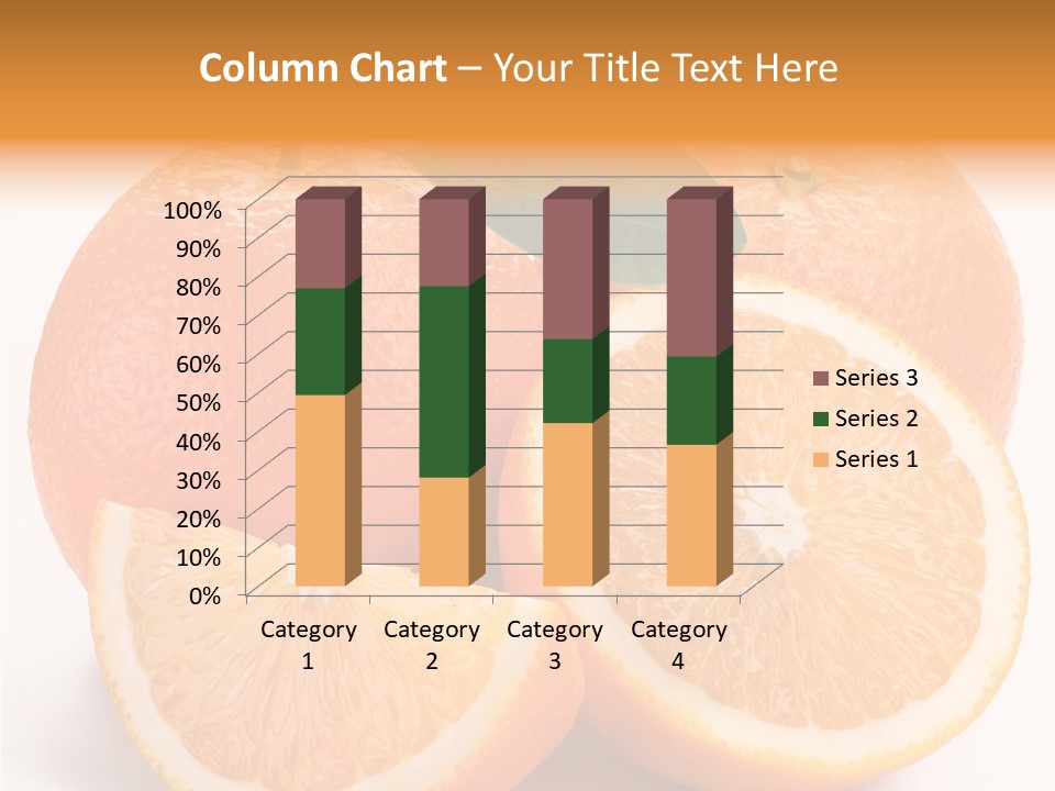 Bright Circle Food PowerPoint Template