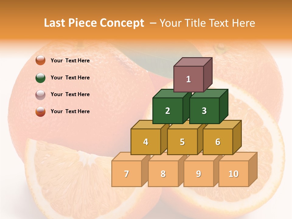 Bright Circle Food PowerPoint Template