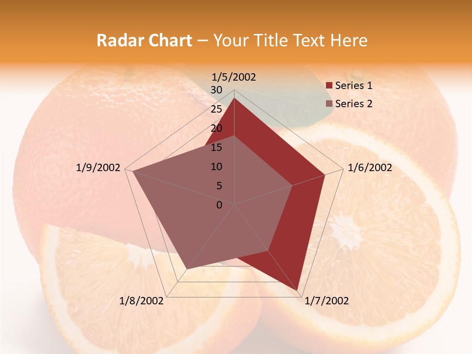 Bright Circle Food PowerPoint Template