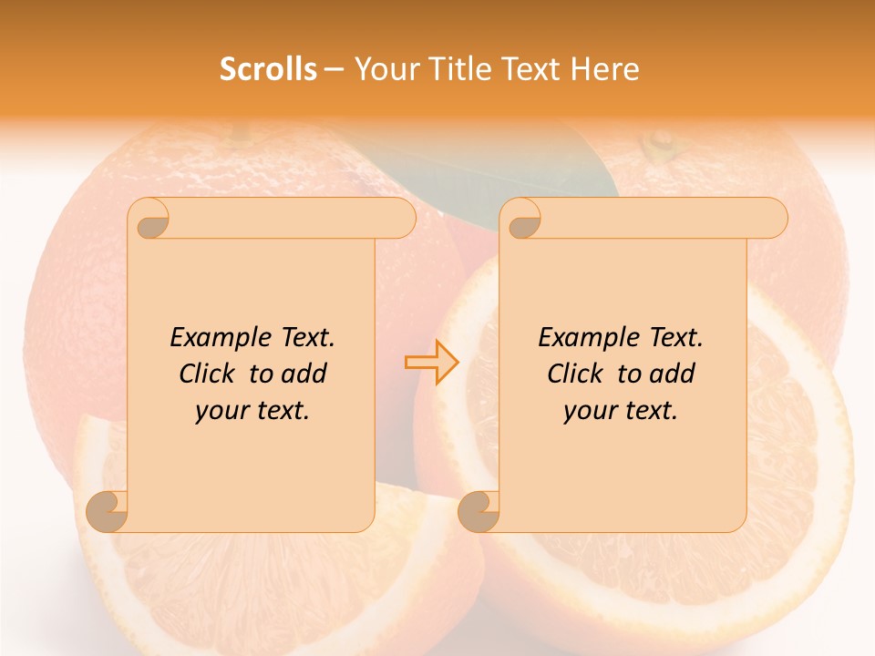 Bright Circle Food PowerPoint Template