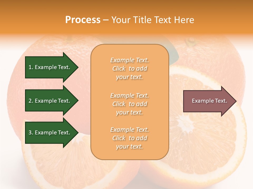 Bright Circle Food PowerPoint Template