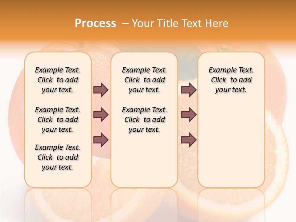 Bright Circle Food PowerPoint Template
