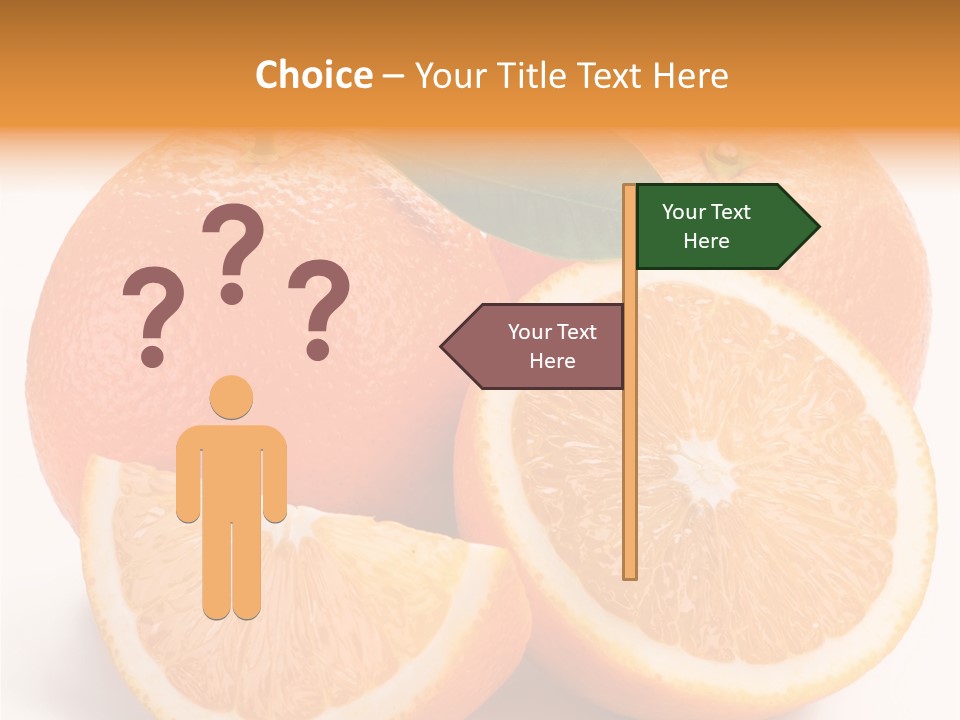 Bright Circle Food PowerPoint Template