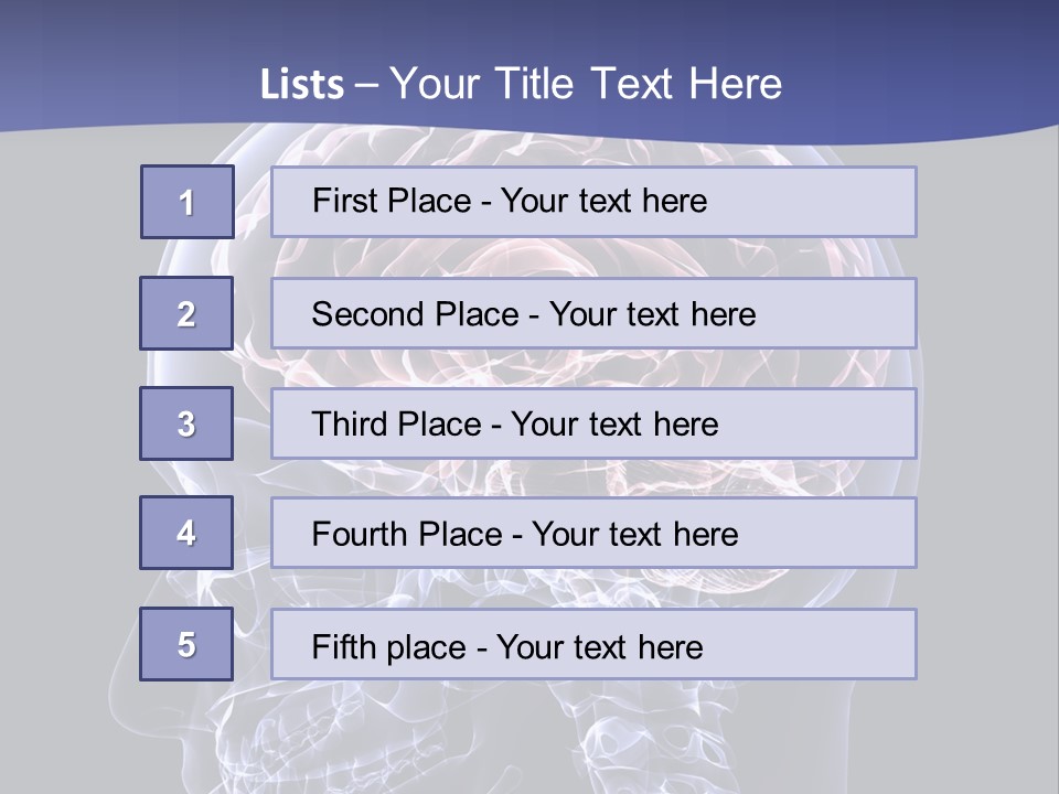 X Ray Man Bone PowerPoint Template