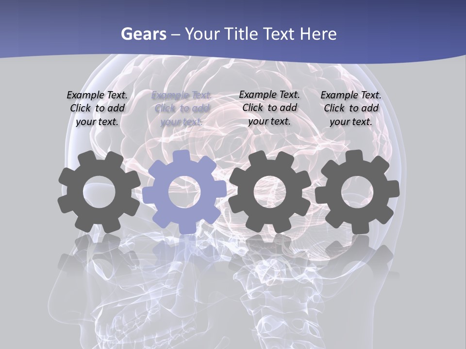 X Ray Man Bone PowerPoint Template