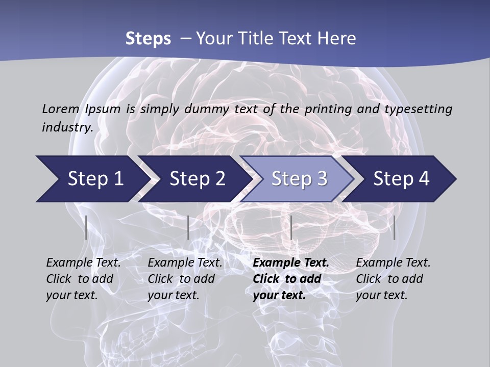 X Ray Man Bone PowerPoint Template
