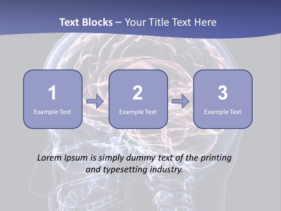 X Ray Man Bone PowerPoint Template