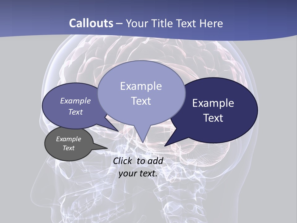 X Ray Man Bone PowerPoint Template
