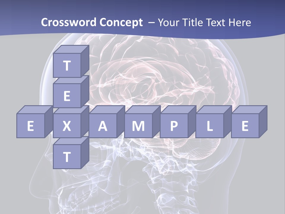 X Ray Man Bone PowerPoint Template