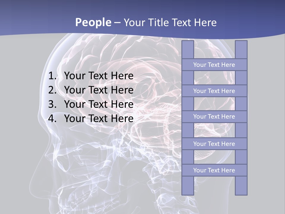 X Ray Man Bone PowerPoint Template